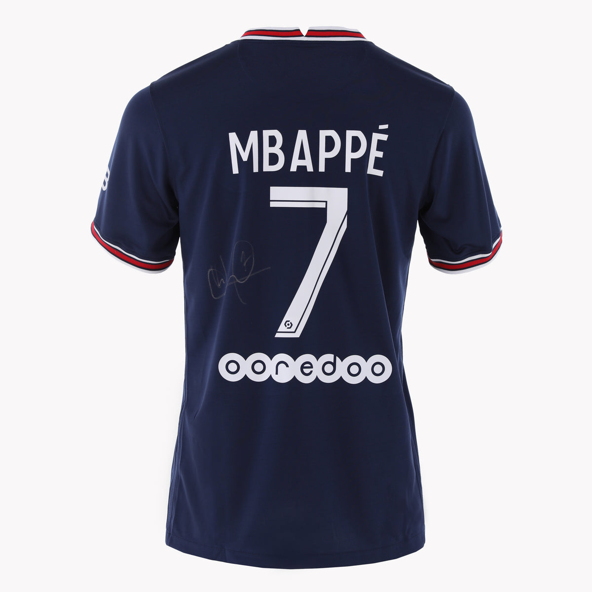 Mbappe PSG Back Signed A Symphony of Speed The Football Autograph