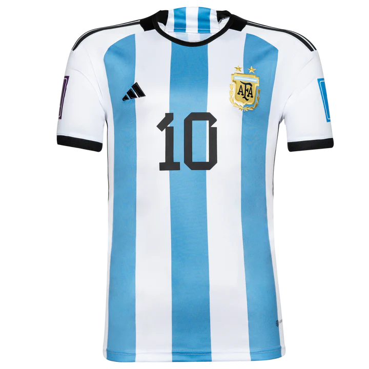 Lionel Messi Personally Signed Argentina FIFA World Cup 2022 Edition Home Shirt