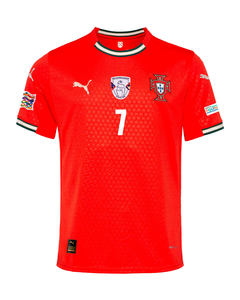 Cristiano Ronaldo Portugal 2025 Home Back Signed Shirt
