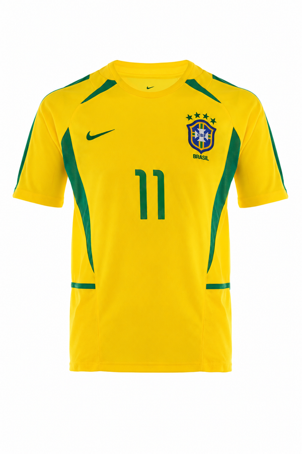 Ronaldinho Brazil Home 1999 Signed Shirt