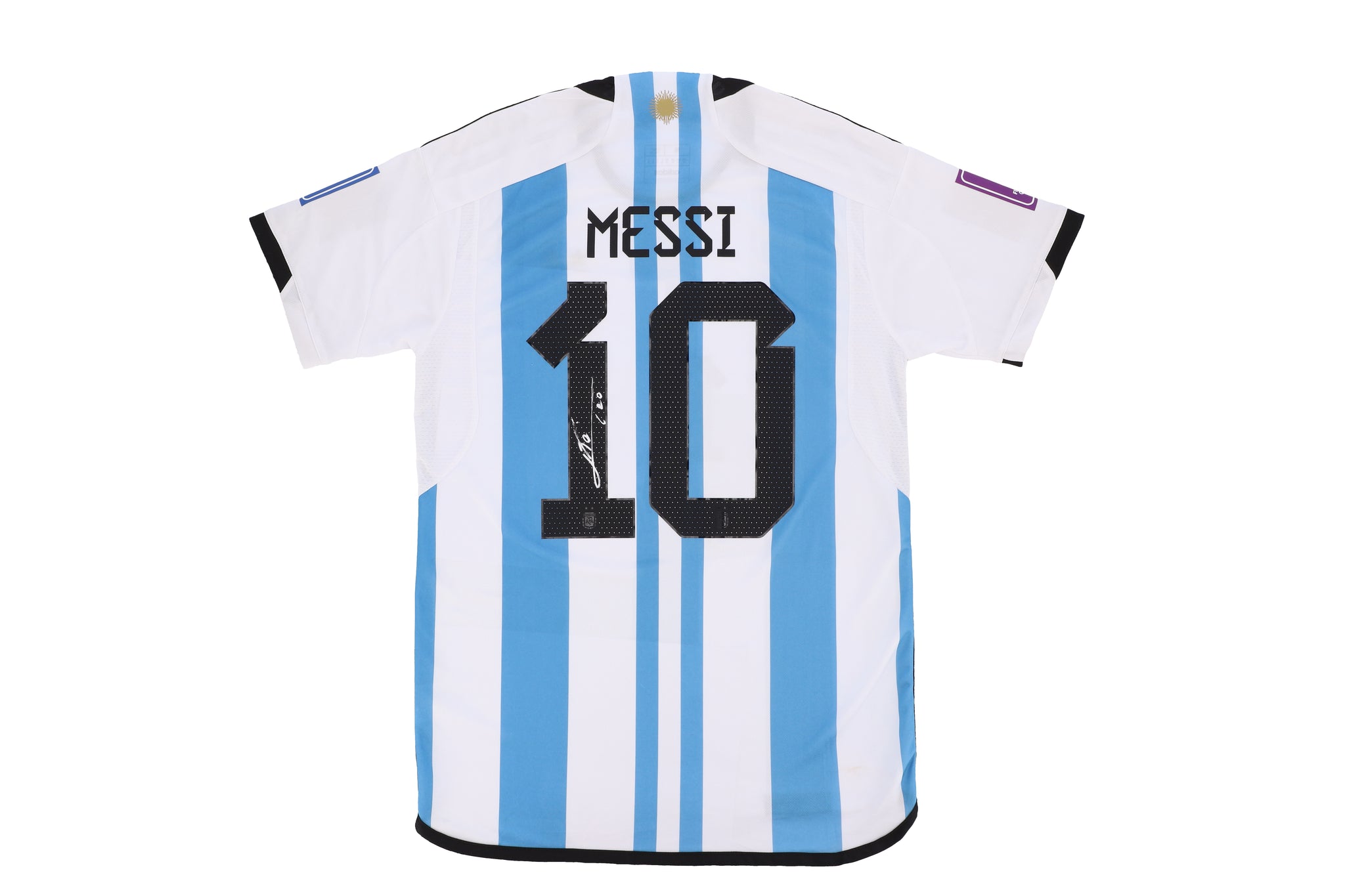Lionel Messi Personally Signed Argentina FIFA World Cup 2022 Edition H ...