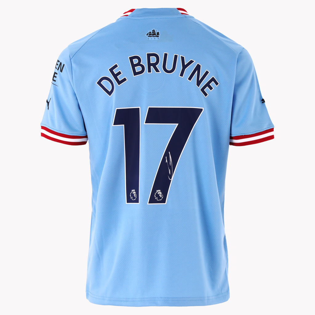 Kevin De Bruyne Manchester City Home 2022-2023 Signed Shirt