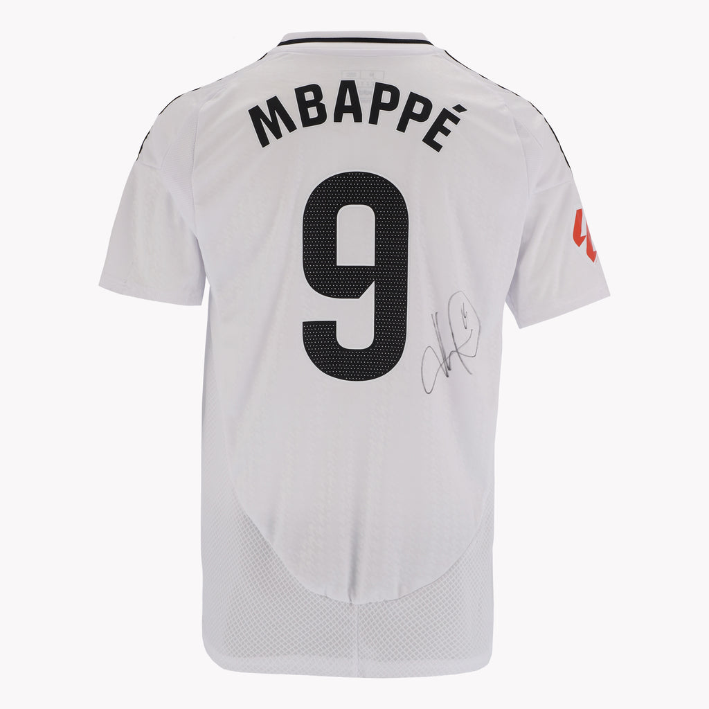 Kylian Mbappé Real Madrid Home 2024-2025 Signed Shirt