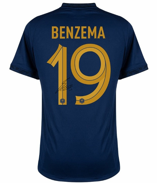 Karim Benzema Signed France 2022 World Cup