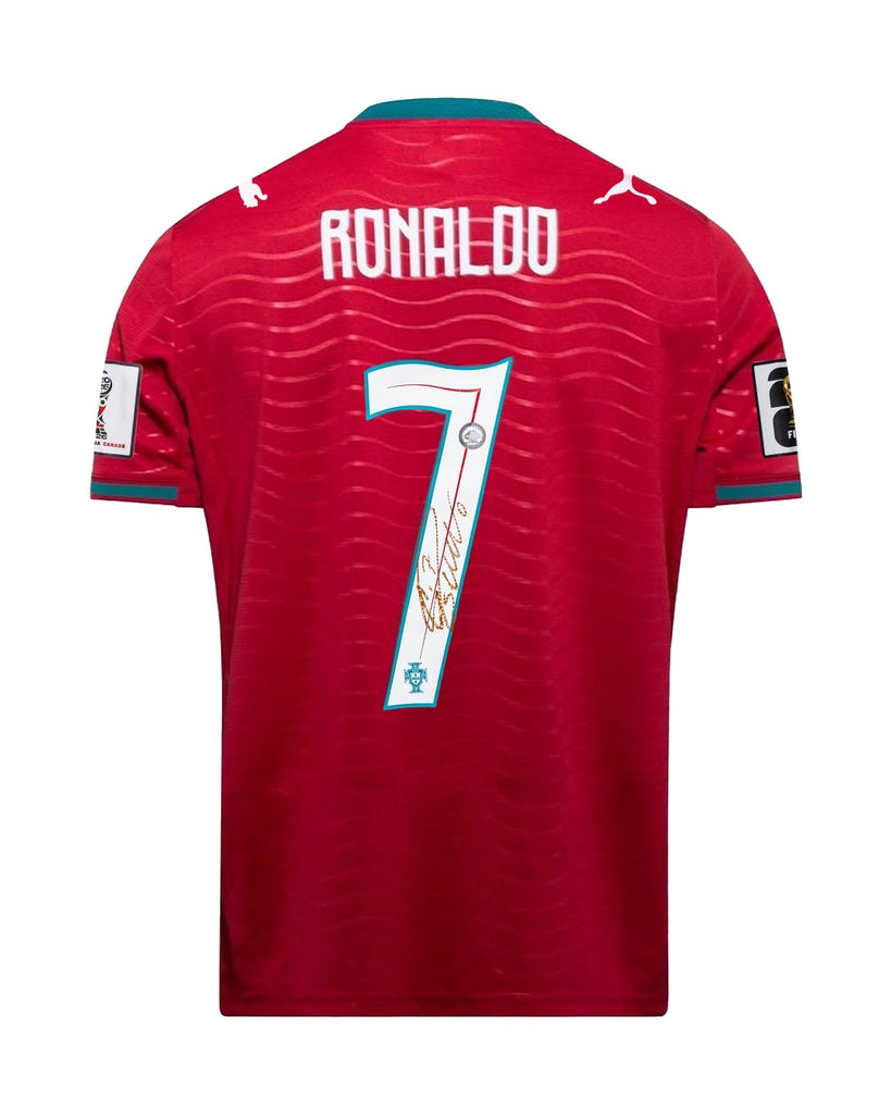 Cristiano Ronaldo Personally Signed Portugal FIFA World Cup 2026 Edition Home Shirt