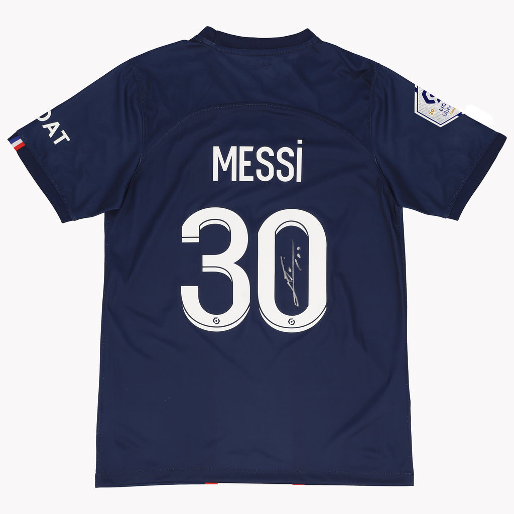 Messi PSG Home 2022-23 Back Signed: A Parisian Masterpiece – The