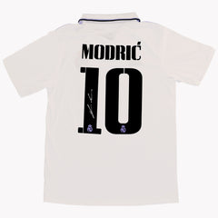 Luka Modric Back Signed Real Madrid 2022-23 Home Jersey