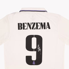 Karim Benzema Real Madrid 2022-2023 Back Signed Shirt: A Gem – The