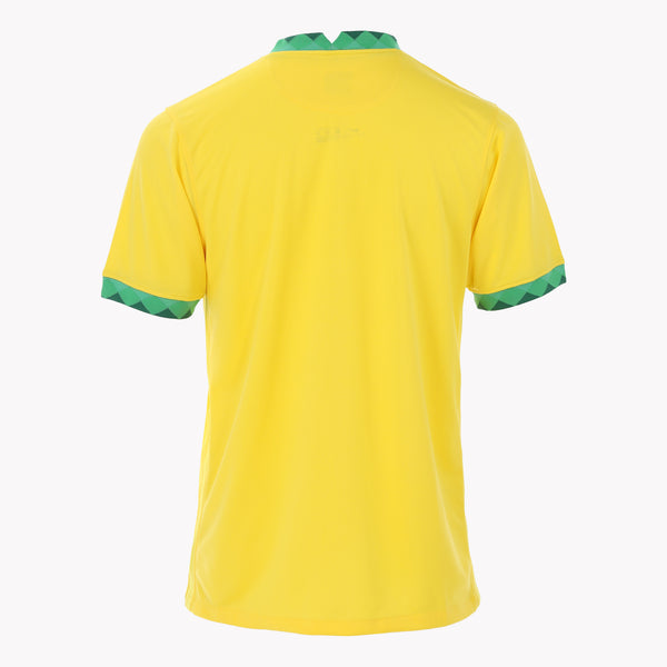 Back view of Brazil International Team shirt, showcasing quality fabric.