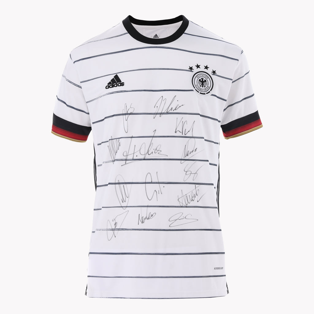 Germany International Team Front Signed Shirt - thefootballautograph