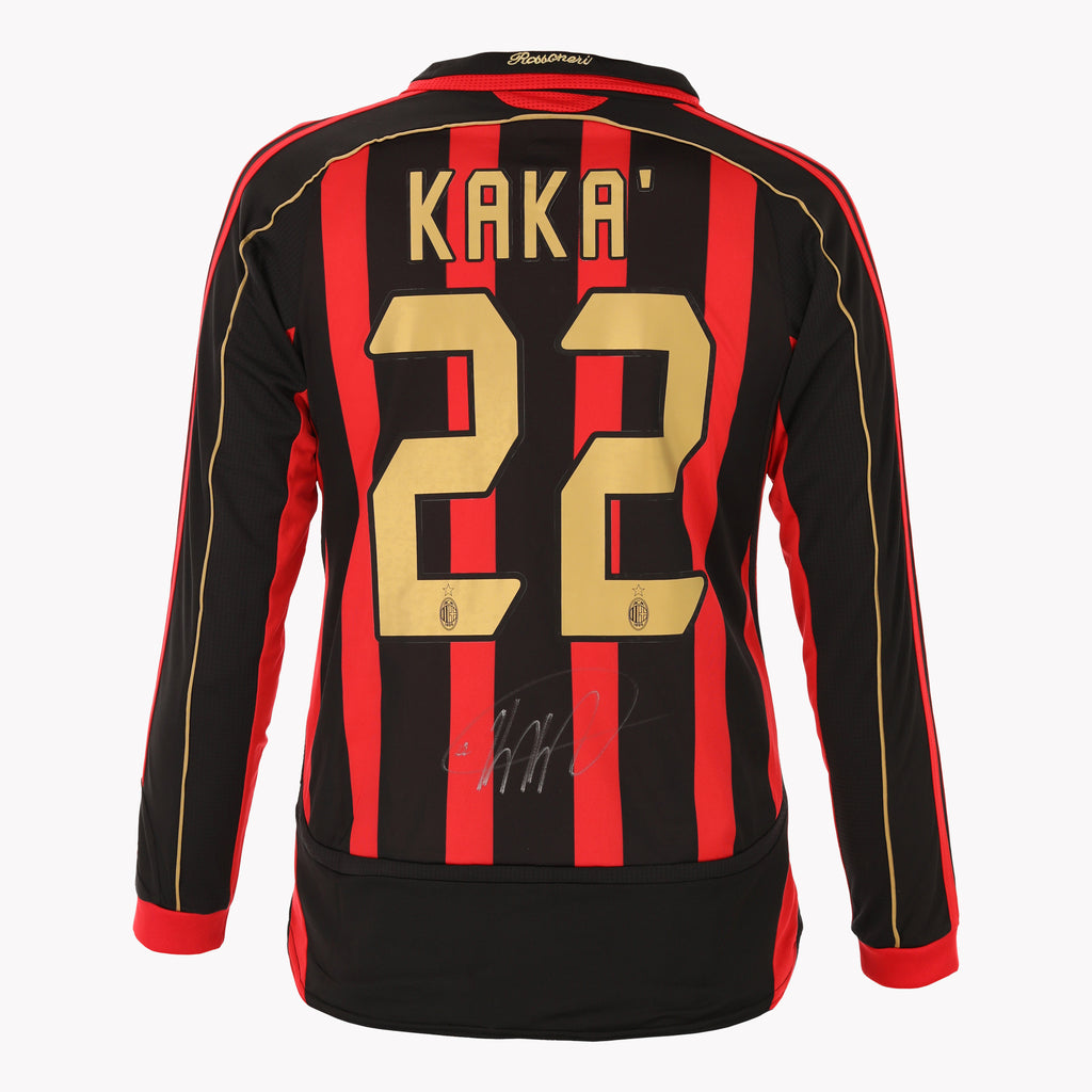 Back view of Kaka's AC Milan Edition shirt, displayed in premium condition.