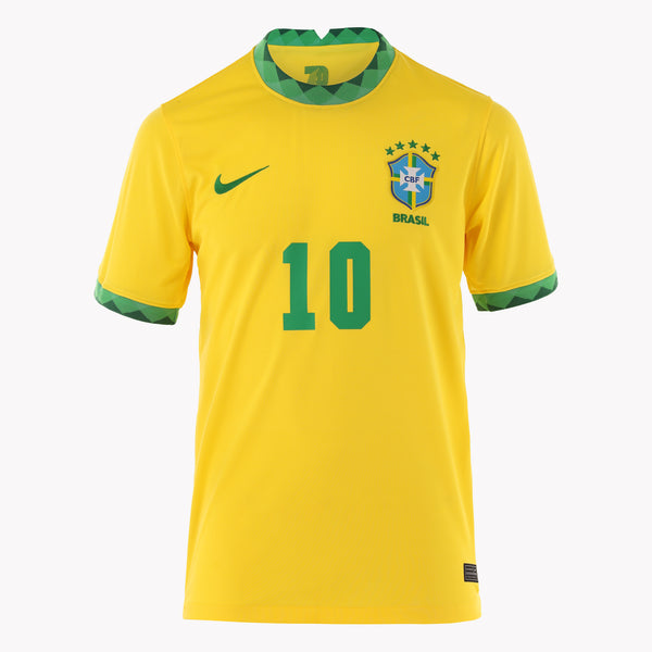 Front view of Neymar's Brazil Edition shirt, displayed in premium condition.