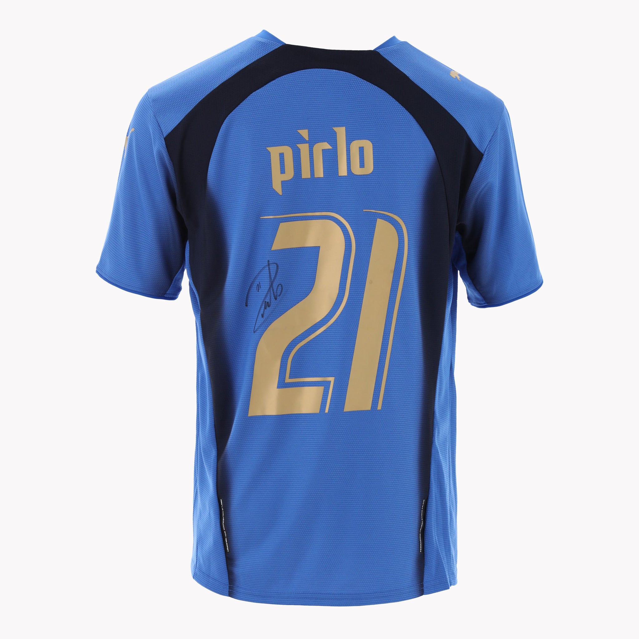 Andrea Pirlo Italy Back Signed Shirt: An Authentic